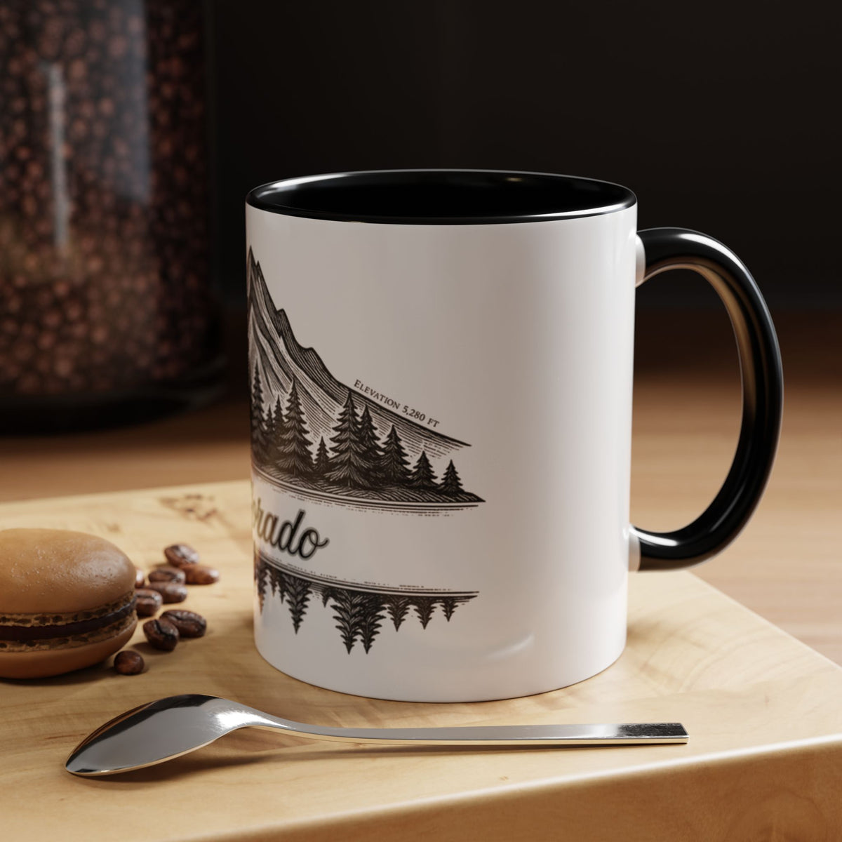 Colorado Mountain Coffee Mug — Scenic Woodland Travel Souvenir (11/15oz)