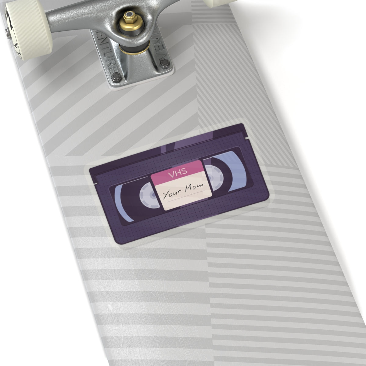 VHS 'Your Mom' Retro Tape Sticker — 80s Nostalgia Kiss-Cut Sticker