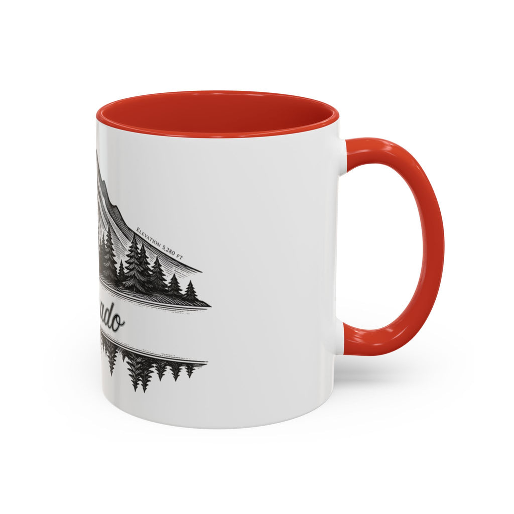 Colorado Mountain Coffee Mug — Scenic Woodland Travel Souvenir (11/15oz)