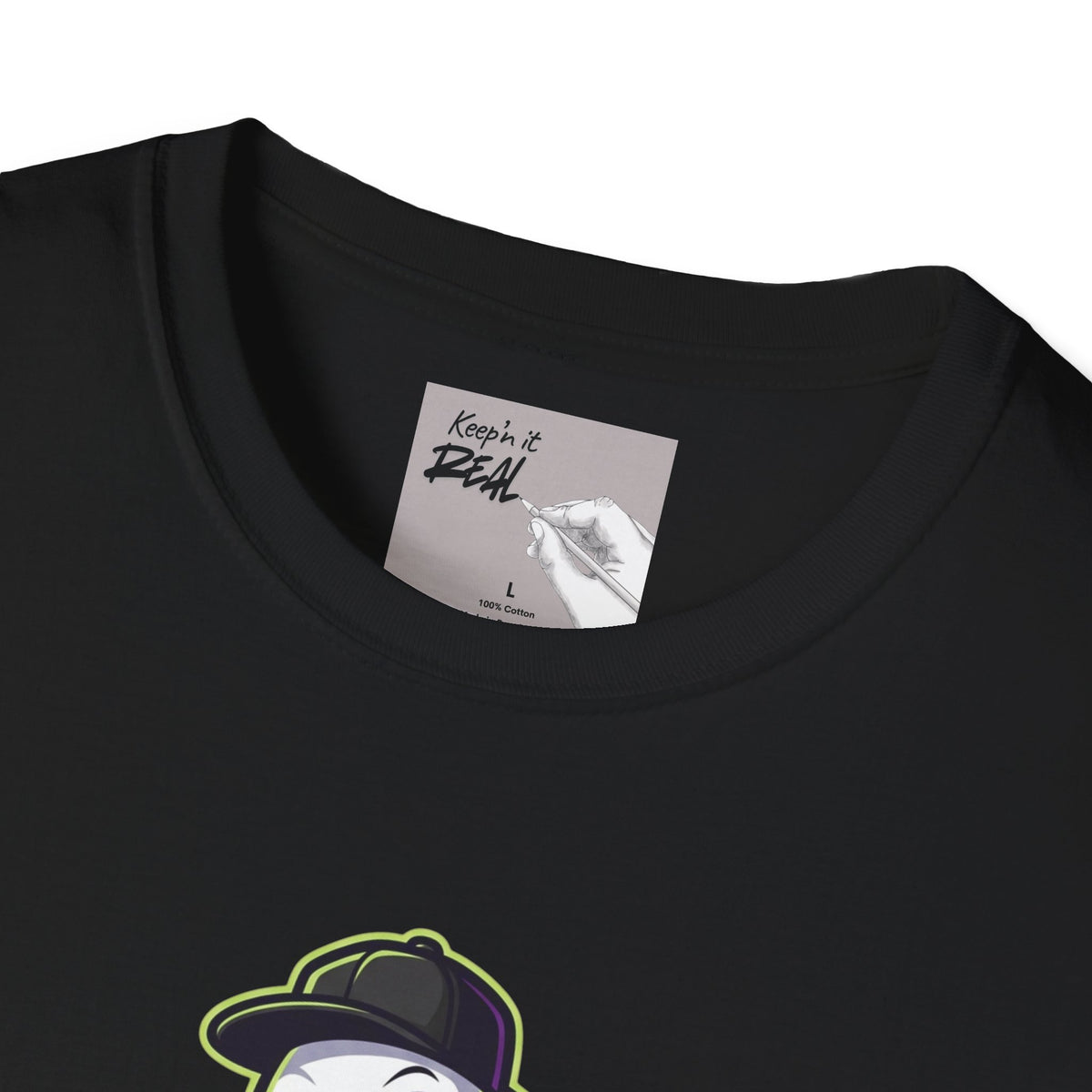 No Boo-Shit Zone | Iced-Out Ghost Halloween Tee | Keep’n It Real