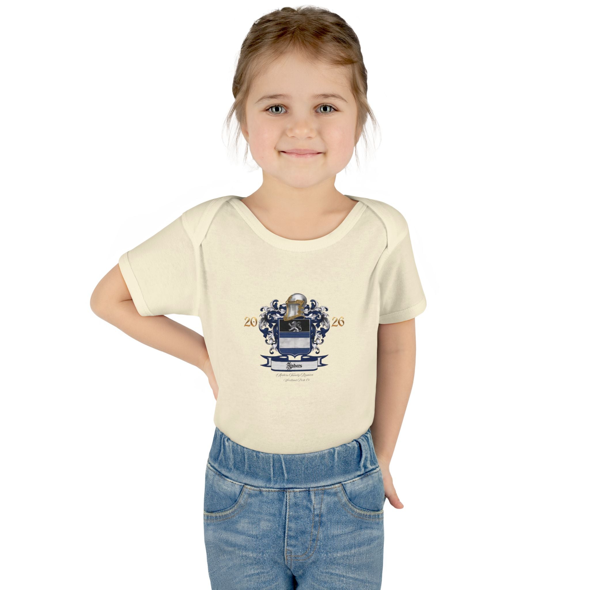 Infant Bodysuit Anders Family Crest - Baby Onesie (2026)
