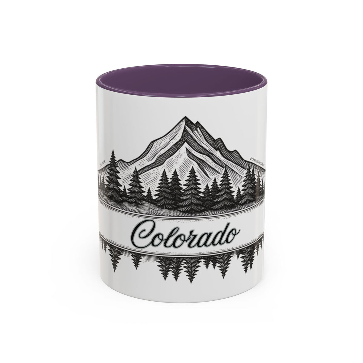 Colorado Mountain Coffee Mug — Scenic Woodland Travel Souvenir (11/15oz)