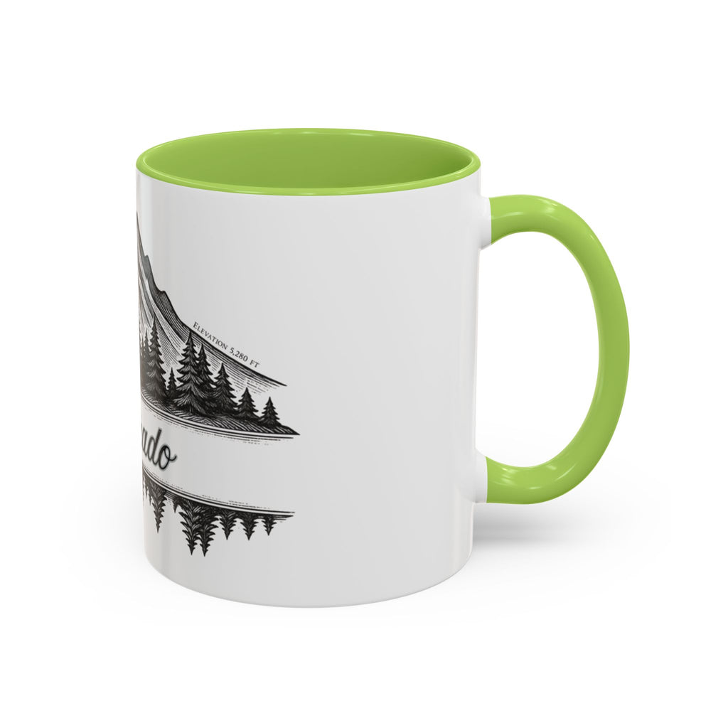 Colorado Mountain Coffee Mug — Scenic Woodland Travel Souvenir (11/15oz)