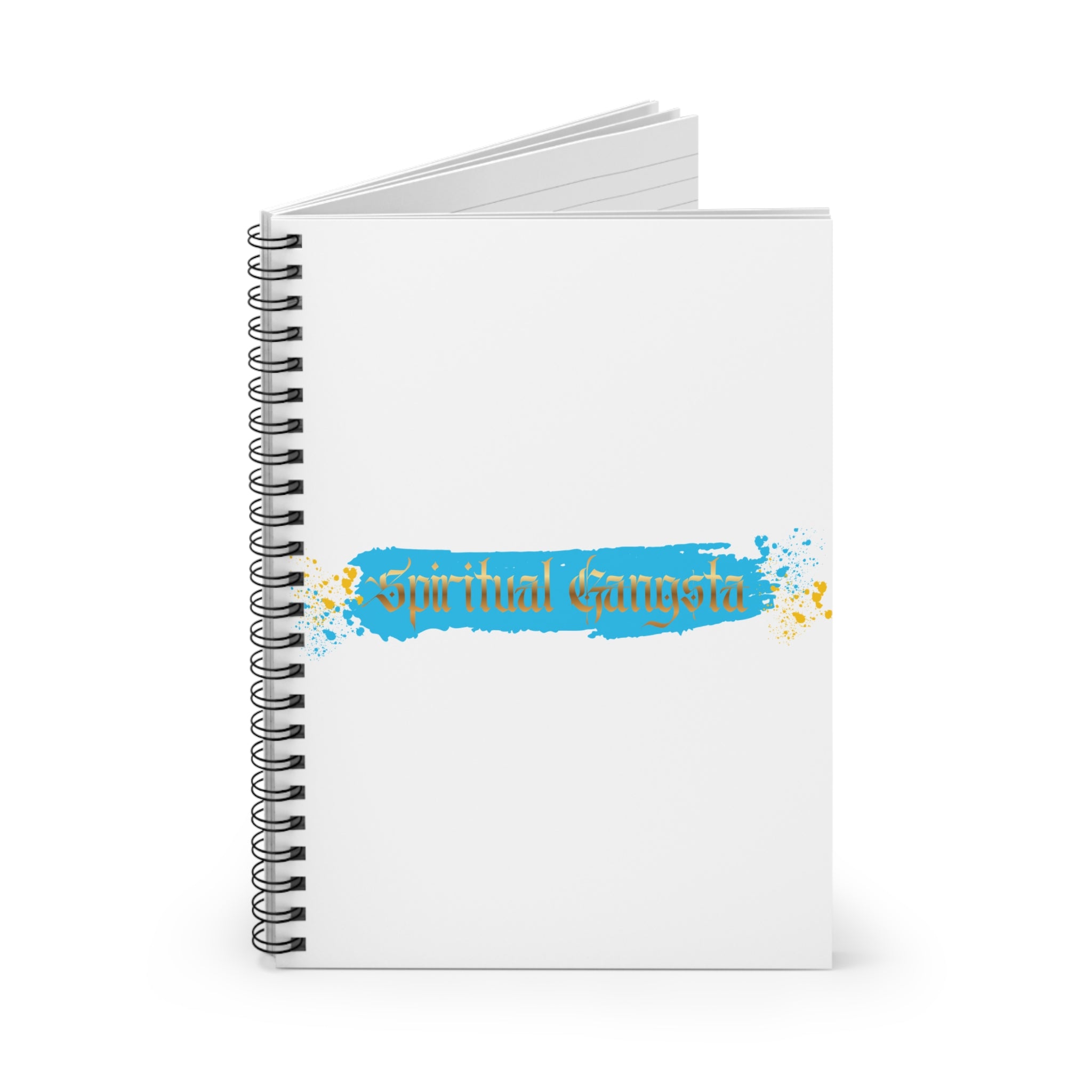 " Spiritual Gansta " Spiral Notebook - Ruled Line