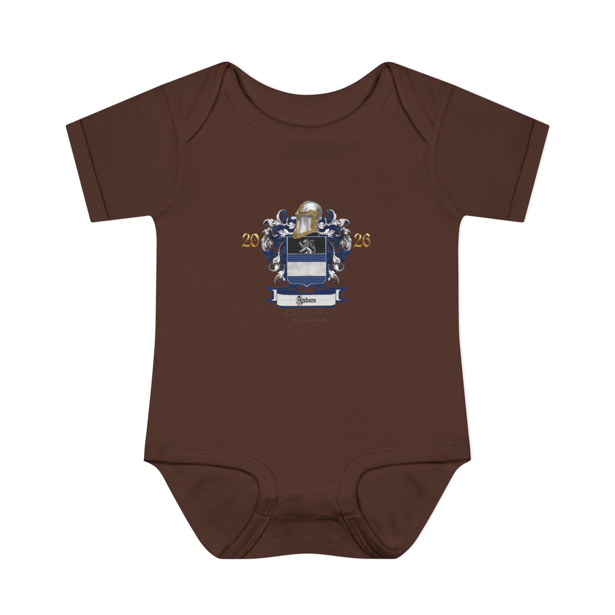 Infant Bodysuit Anders Family Crest - Baby Onesie (2026)