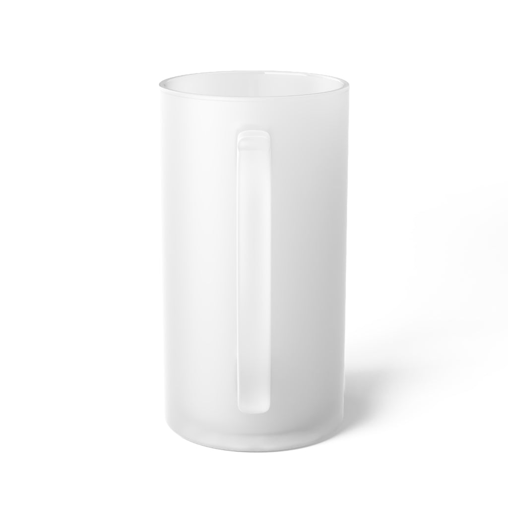 Anders Family Crest Frosted Glass Beer Mug (simple)