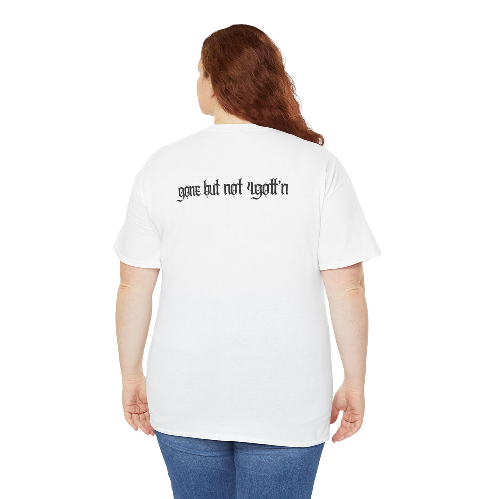 D.P. Collection Country Gangsta Biker Tee — "Nashville Nocturne" Graphic Shirt (Back: Gone But Not Forgotten)