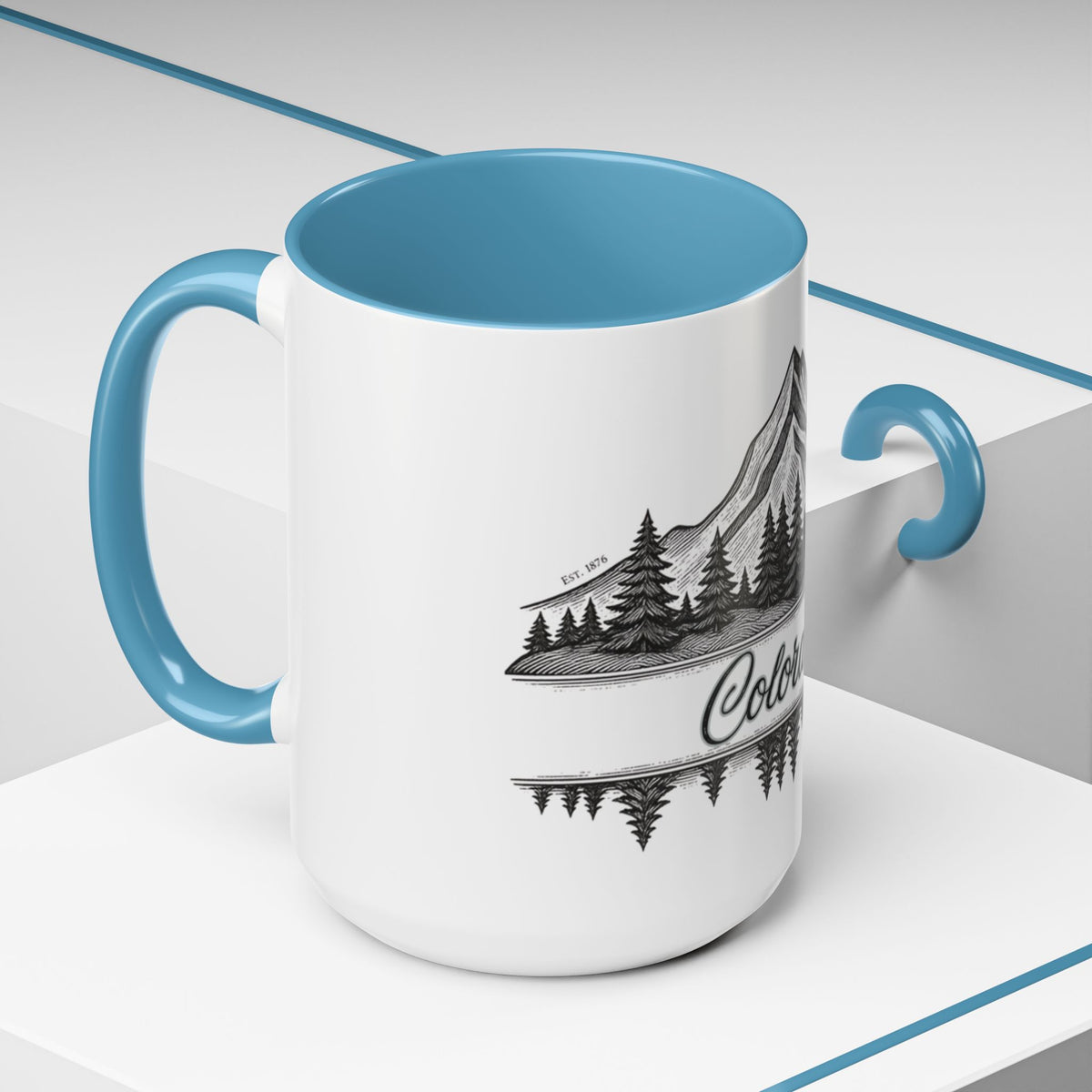 Colorado Mountain Coffee Mug — Scenic Woodland Travel Souvenir (11/15oz)
