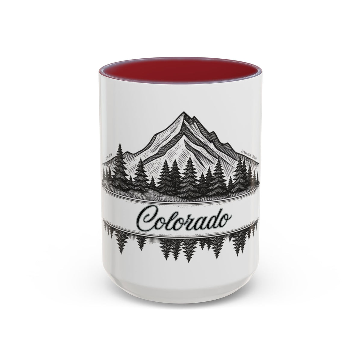 Colorado Mountain Coffee Mug — Scenic Woodland Travel Souvenir (11/15oz)