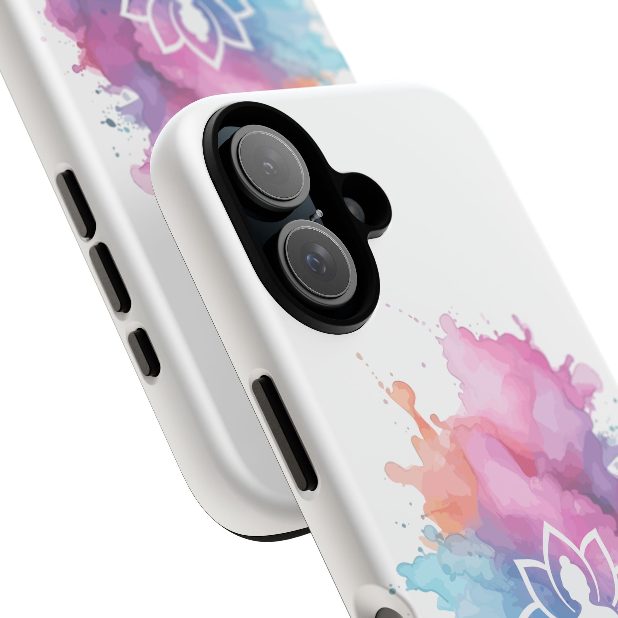 Yoga Namaste Phone Case - Watercolor Lotus Tough Case