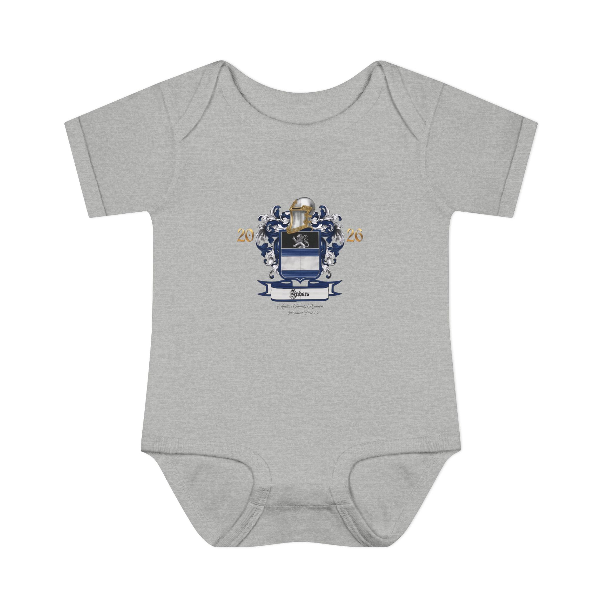 Infant Bodysuit Anders Family Crest - Baby Onesie (2026)