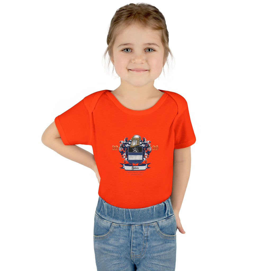 Infant Bodysuit Anders Family Crest - Baby Onesie (2026)