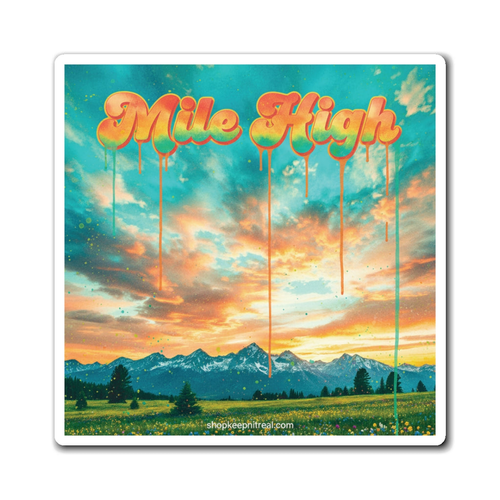 Mile High Sunset Magnet