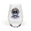 Anders Family Crest Stemless Wine Glass  11.75 oz ( simple)