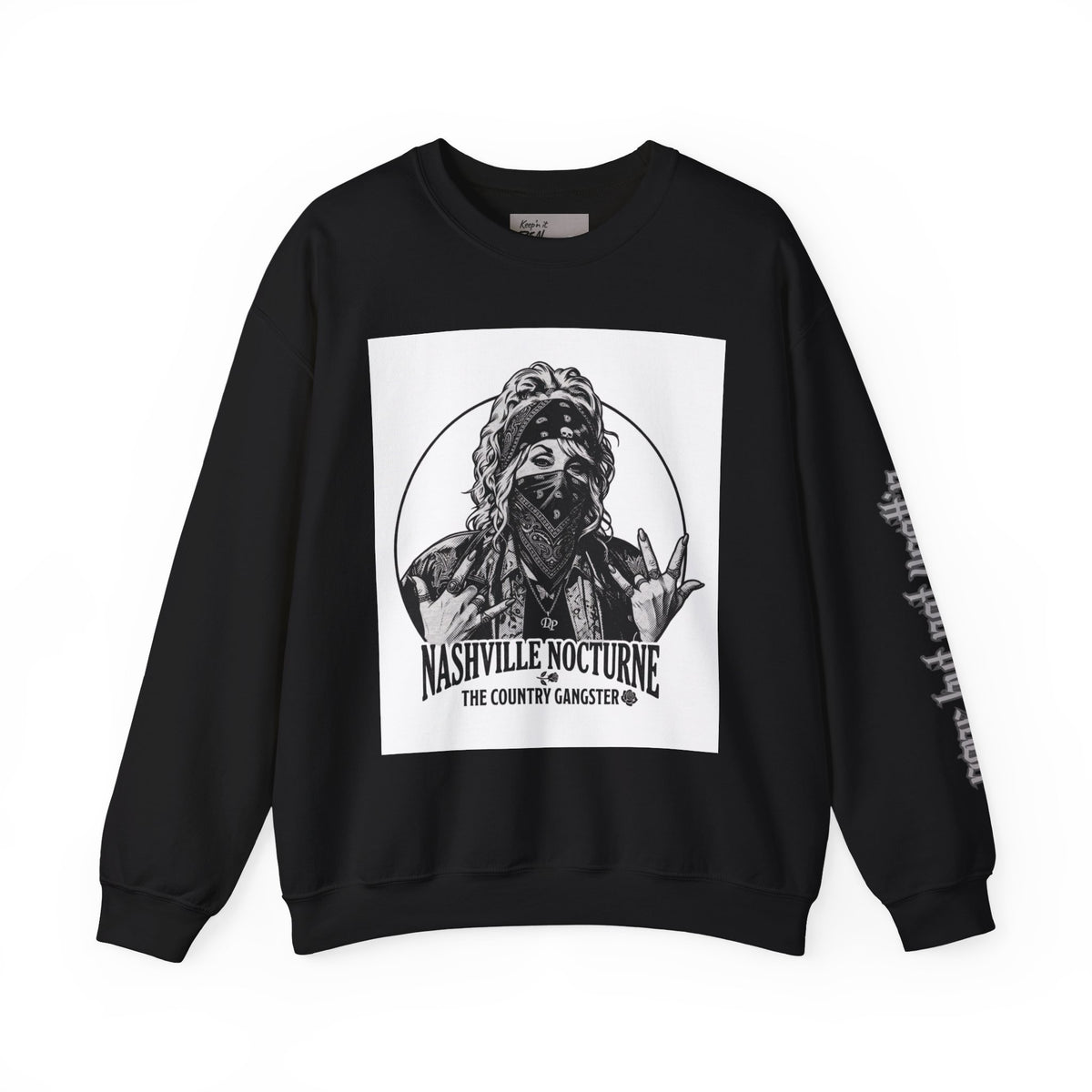 D.P. Nashville Nocturne Crewneck Sweatshirt — The Country Gangster Graphic Pullover