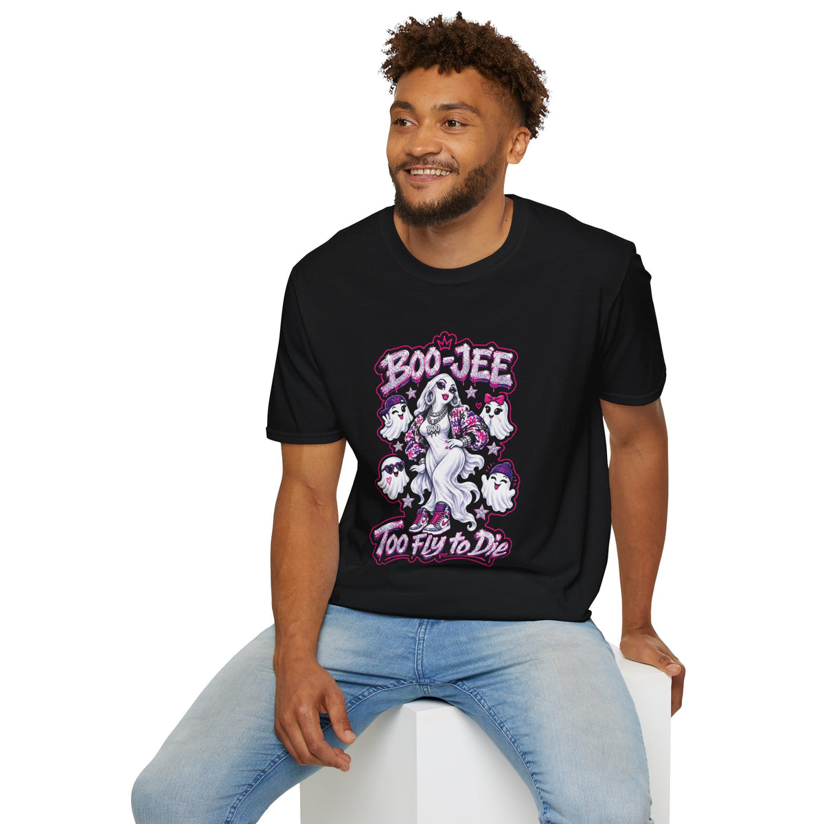 Boo-Jee Bling Ghost Halloween Tee | Keep’n It Real