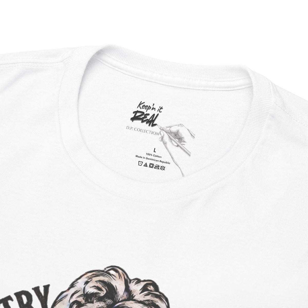 D.P. Collection Country Gangsta Spray Painting Tee — "Nashville Nocturne" Graphic Shirt (Back: Gone But Not Forgotten)