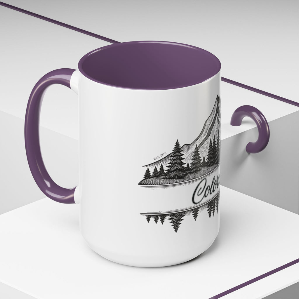 Colorado Mountain Coffee Mug — Scenic Woodland Travel Souvenir (11/15oz)