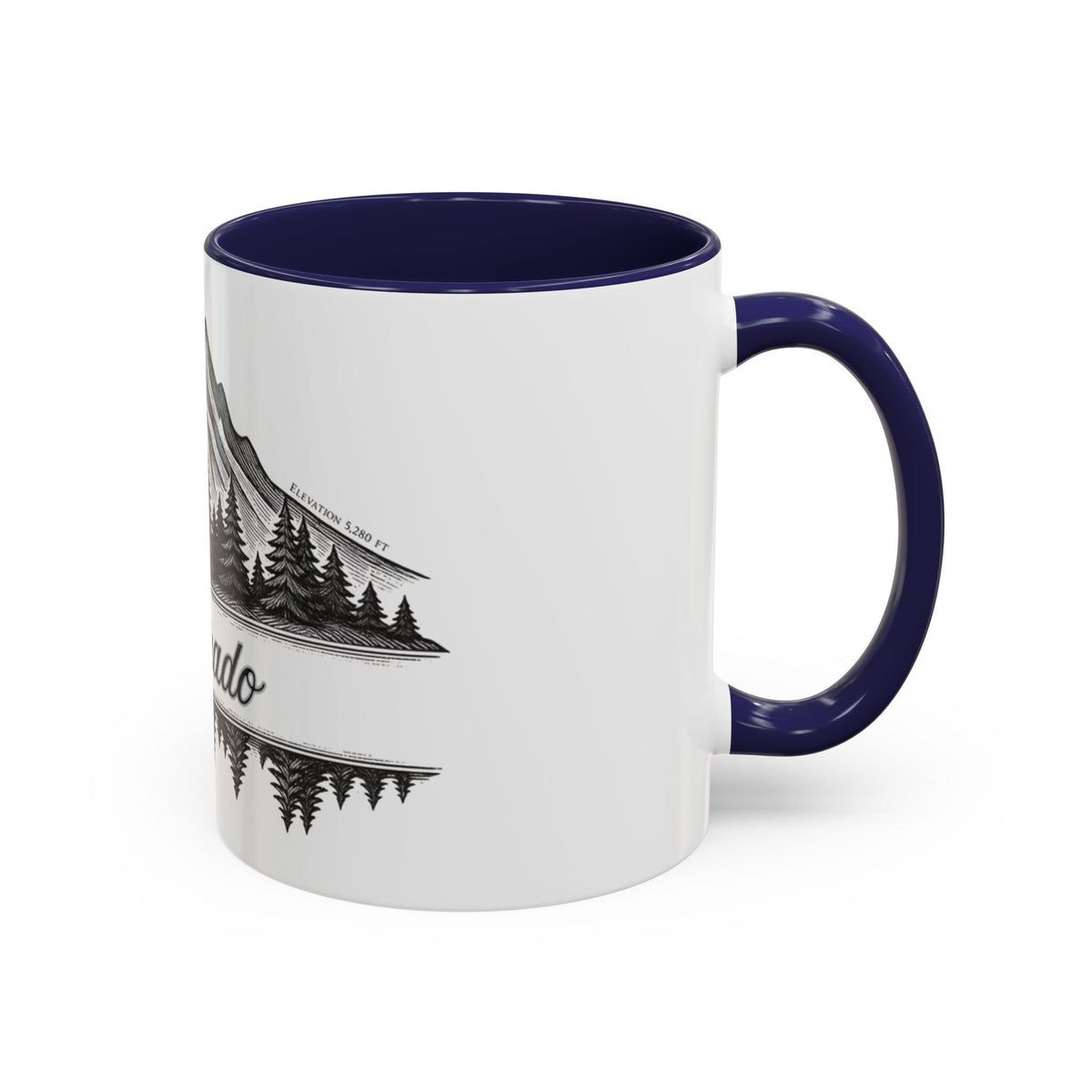 Colorado Mountain Coffee Mug — Scenic Woodland Travel Souvenir (11/15oz)