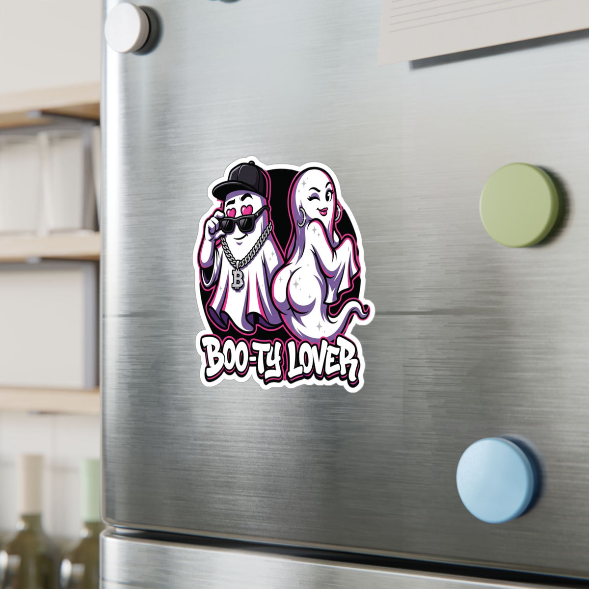 Boo-ty Lover Ghost Halloween Decal Sticker- Keep'n It Real