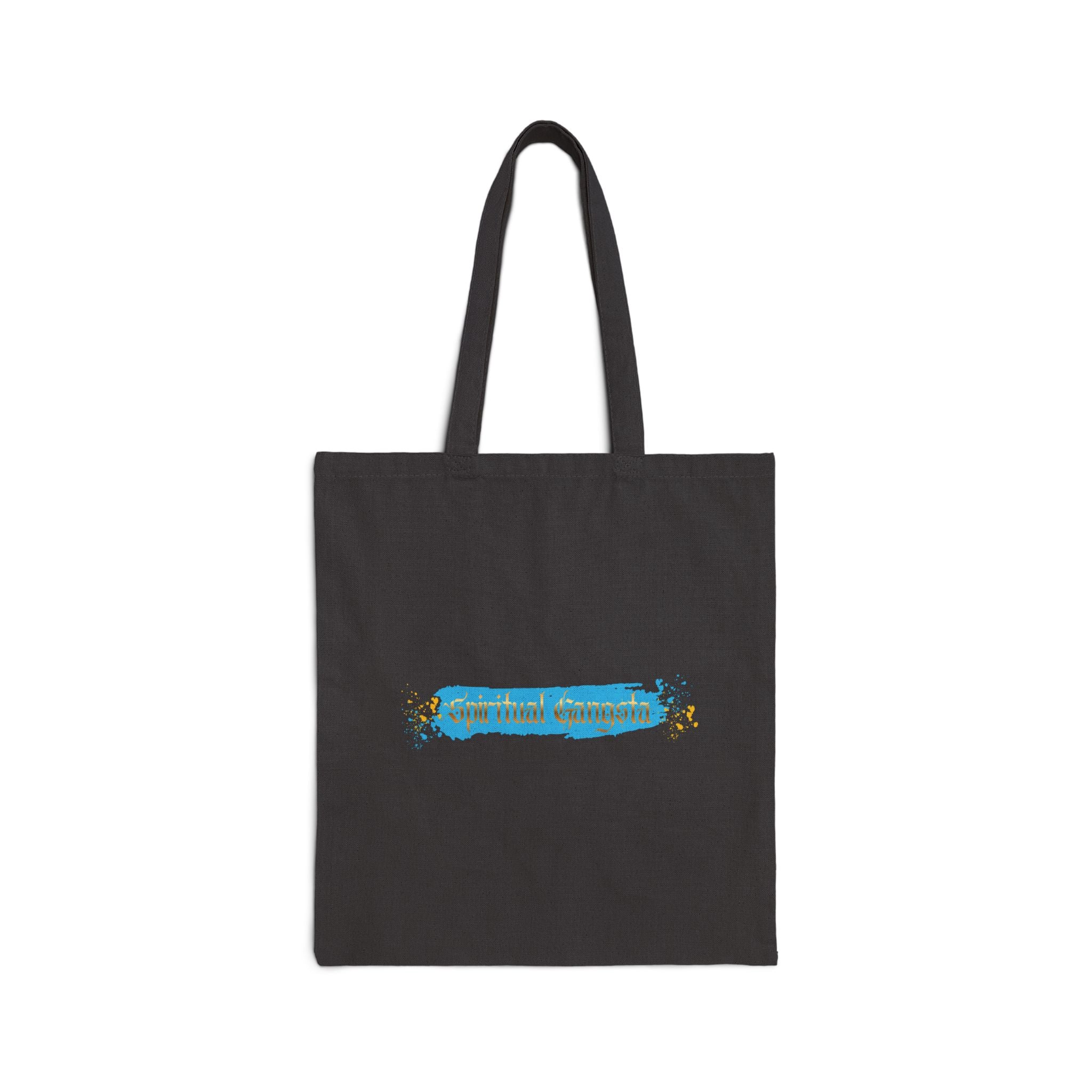 " Spiritual Gansta " Cotton Canvas Tote Bag