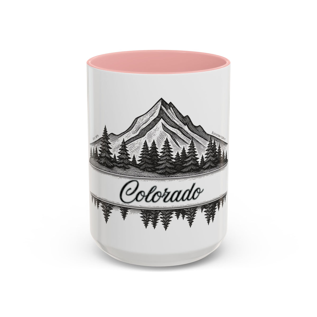 Colorado Mountain Coffee Mug — Scenic Woodland Travel Souvenir (11/15oz)