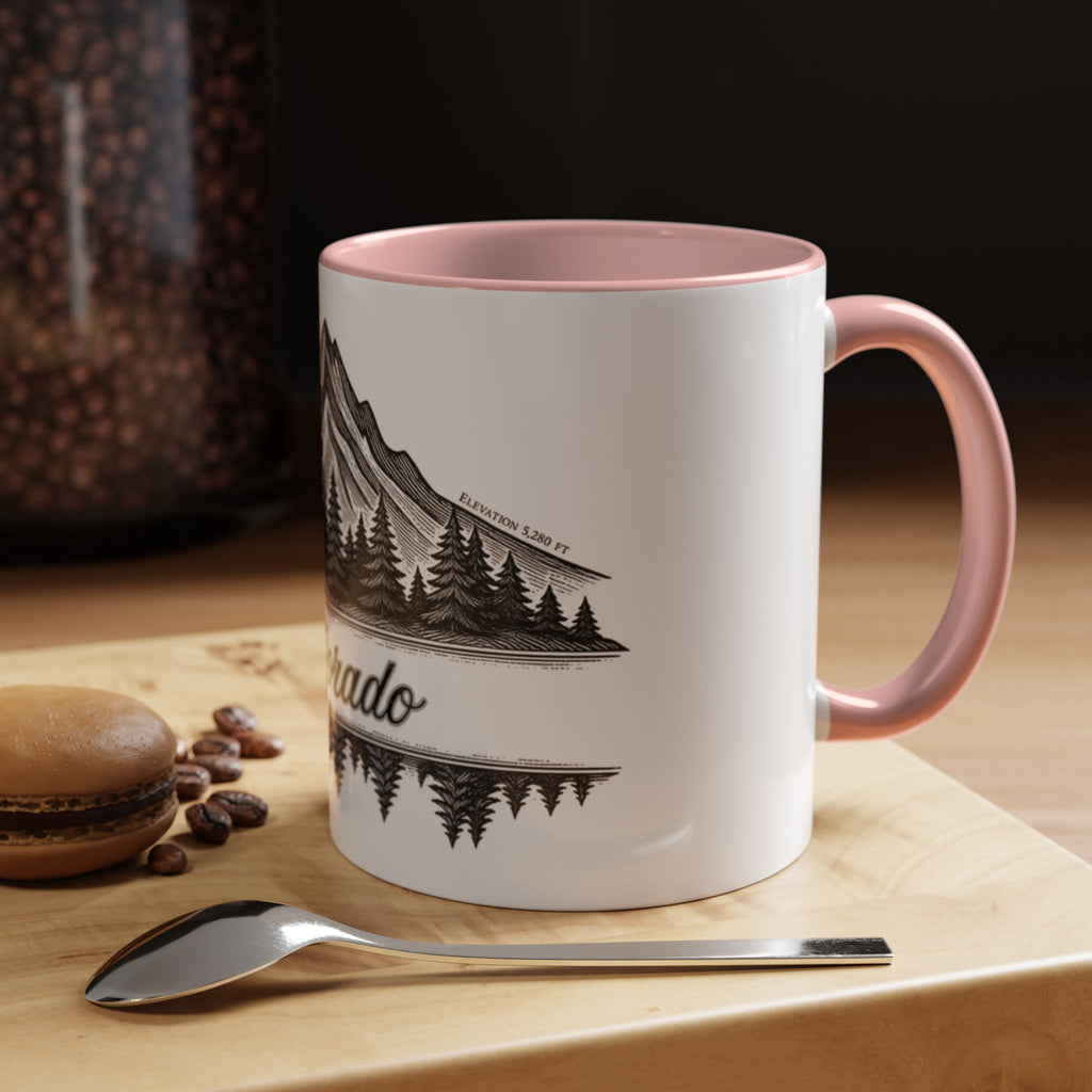 Colorado Mountain Coffee Mug — Scenic Woodland Travel Souvenir (11/15oz)