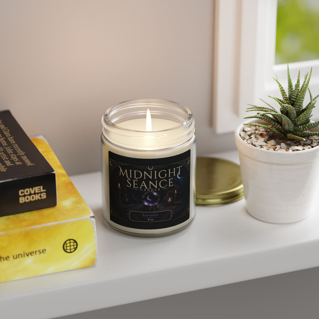 Midnight Séance Lavender Candle — Made with Coconut Apricot Wax (4oz & 9oz)