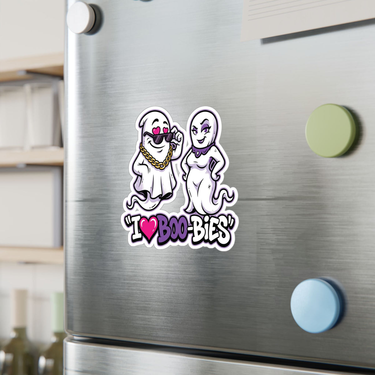 I💜Boo-bies Ghost Halloween Decal Sticker- Keep'n It Real