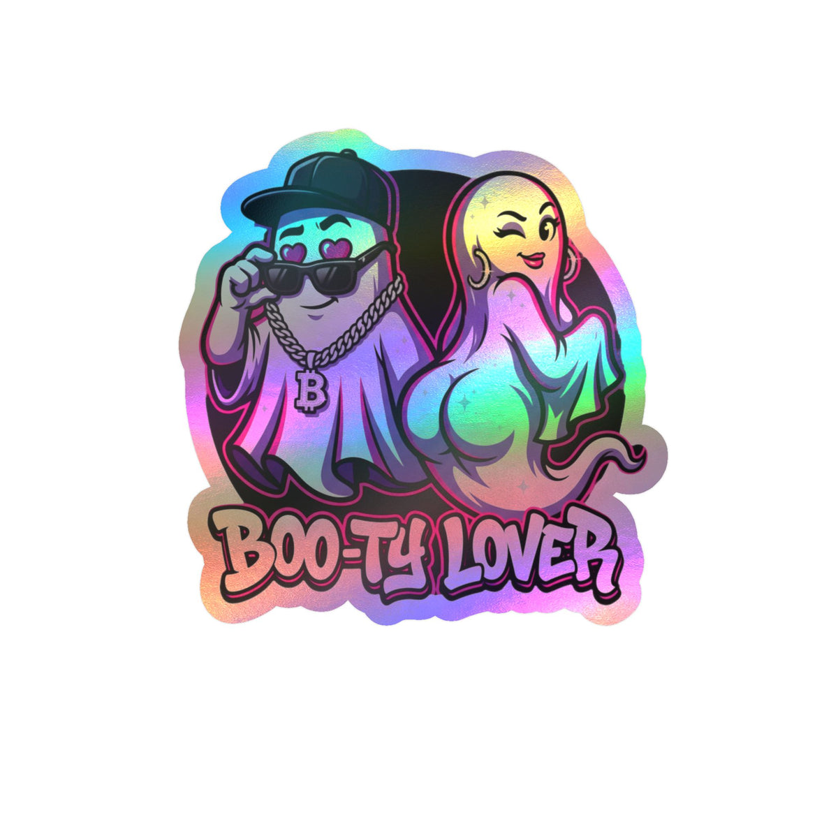 Boo-ty Lover Ghost Halloween Decal Sticker- Keep'n It Real
