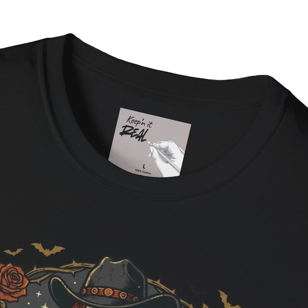 No Rest for the Redhead Skeleton Singer Halloween Tee | Keep’n It Real