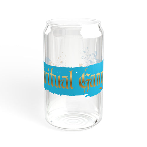 "Spiritual Gangsta" Sipper Glass, 16oz