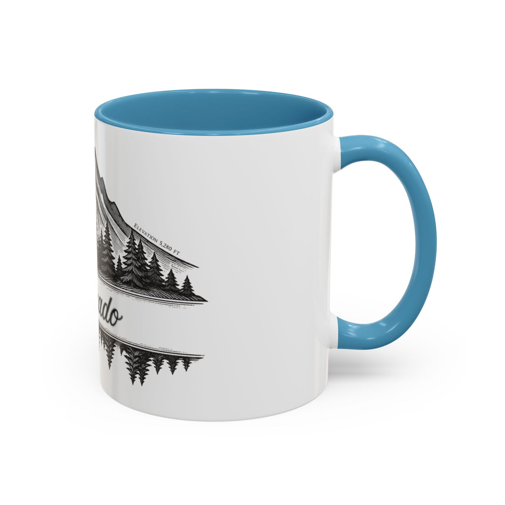 Colorado Mountain Coffee Mug — Scenic Woodland Travel Souvenir (11/15oz)
