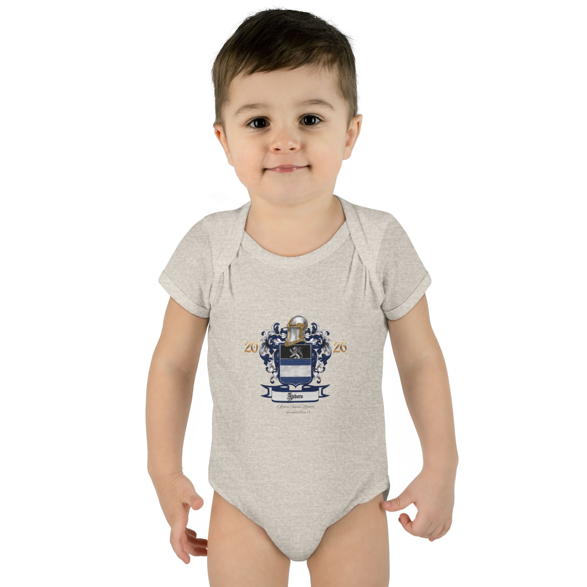 Infant Bodysuit Anders Family Crest - Baby Onesie (2026)