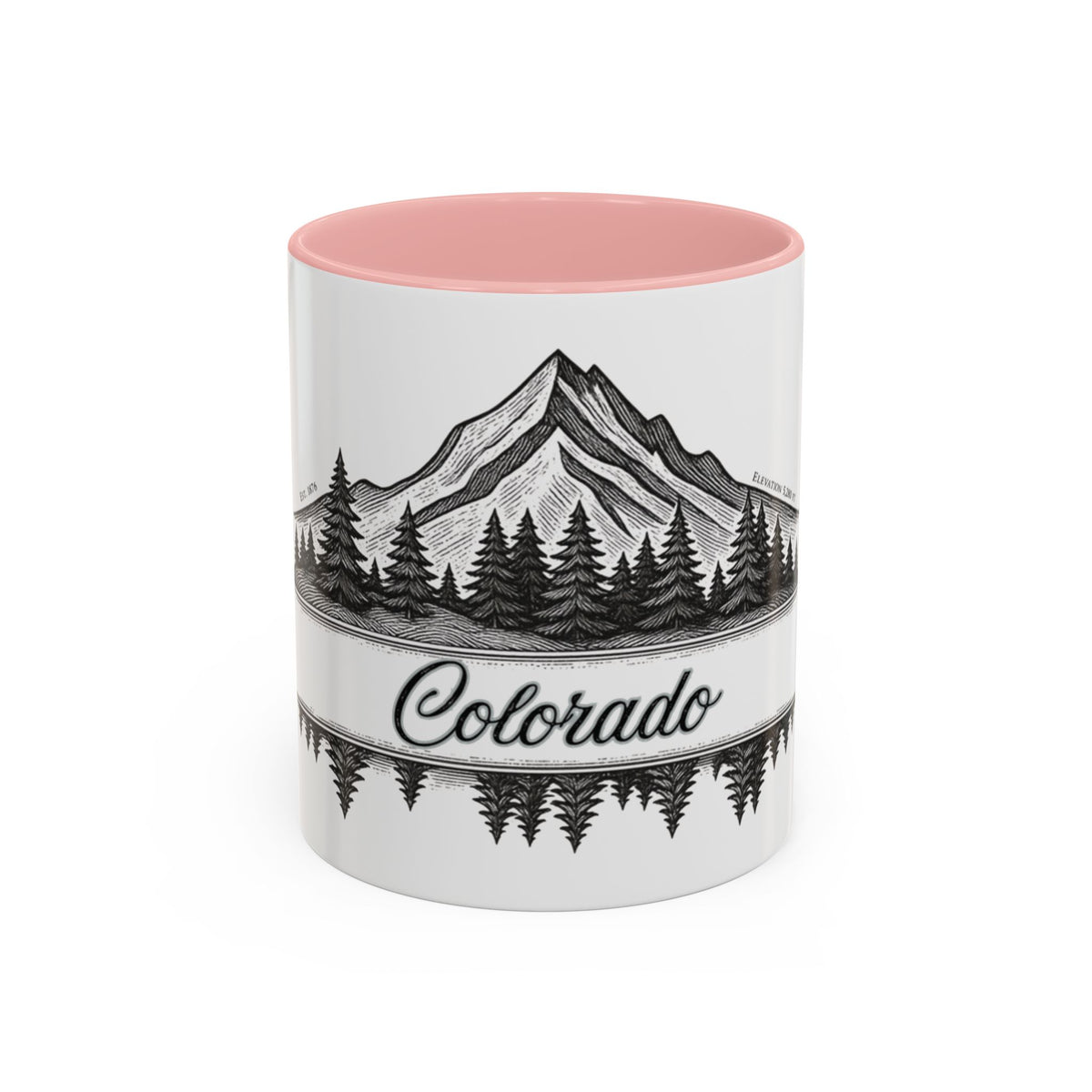 Colorado Mountain Coffee Mug — Scenic Woodland Travel Souvenir (11/15oz)