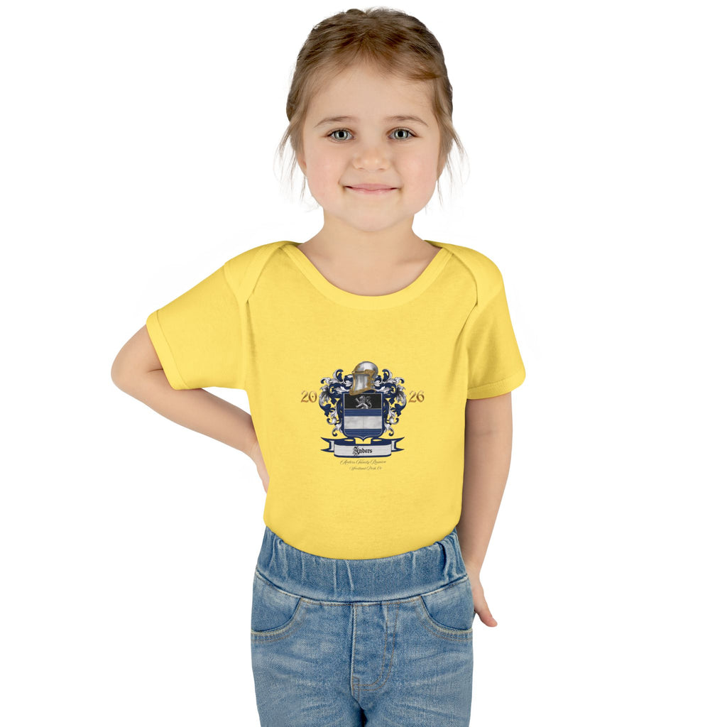 Infant Bodysuit Anders Family Crest - Baby Onesie (2026)