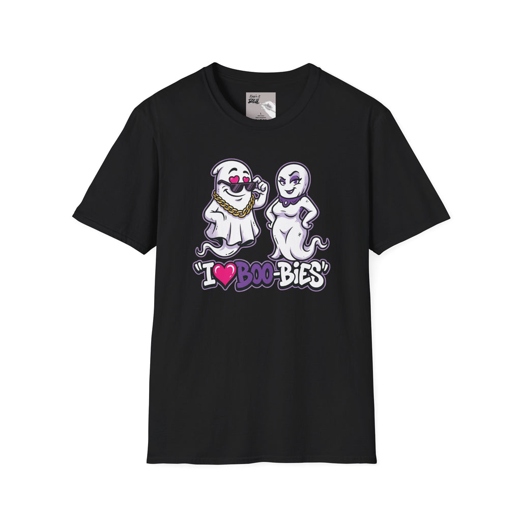 I ♥ Boo-Bies | Naughty Ghost Halloween Tee | Keep’n It Real