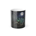 Color-Changing Zombie Graveyard Mug — 11oz Heat-Reactive Halloween Coffee Cup