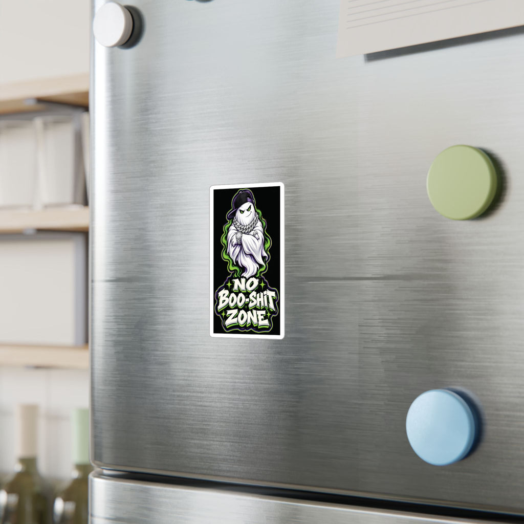 No Boo-Shit Zone Ghost 2 Halloween Decal Sticker- Keep'n It Real