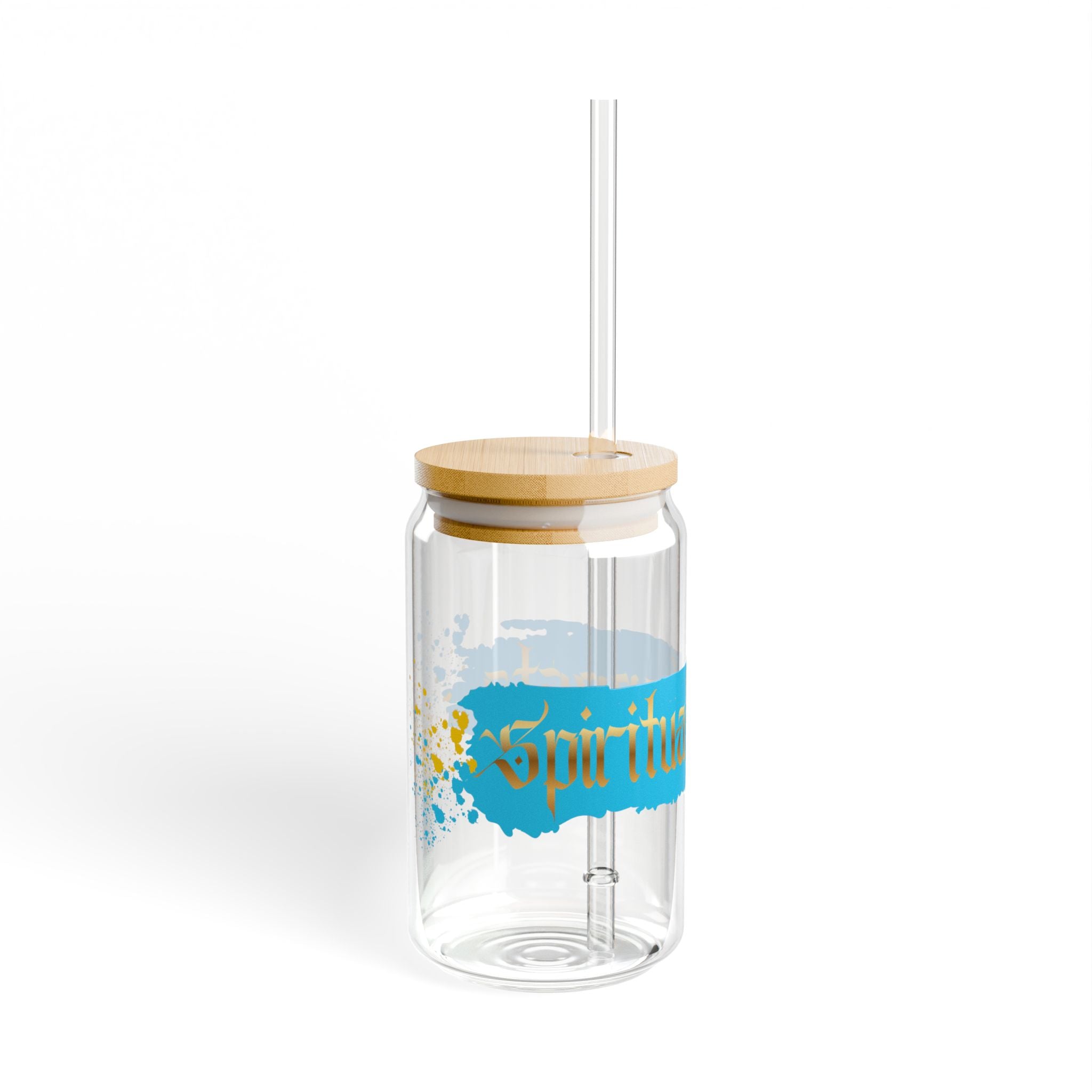 "Spiritual Gangsta" Sipper Glass, 16oz