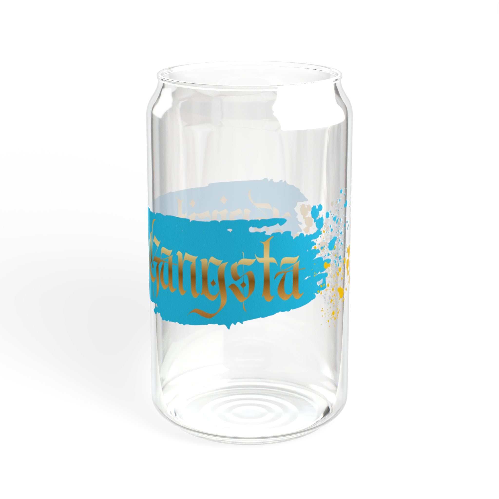 "Spiritual Gangsta" Sipper Glass, 16oz