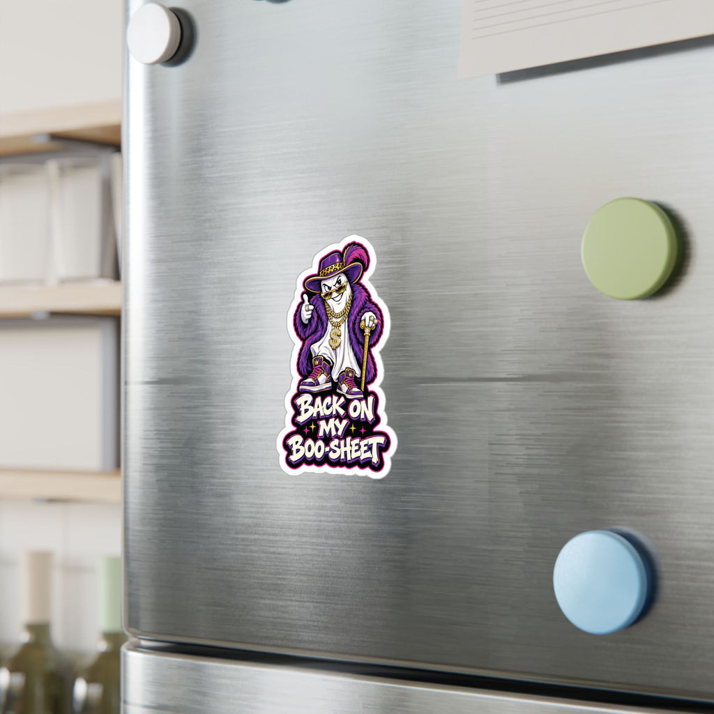 Back On My Boo-Sheet Ghost 2 Halloween  Decal Sticker- Keep'n It Real