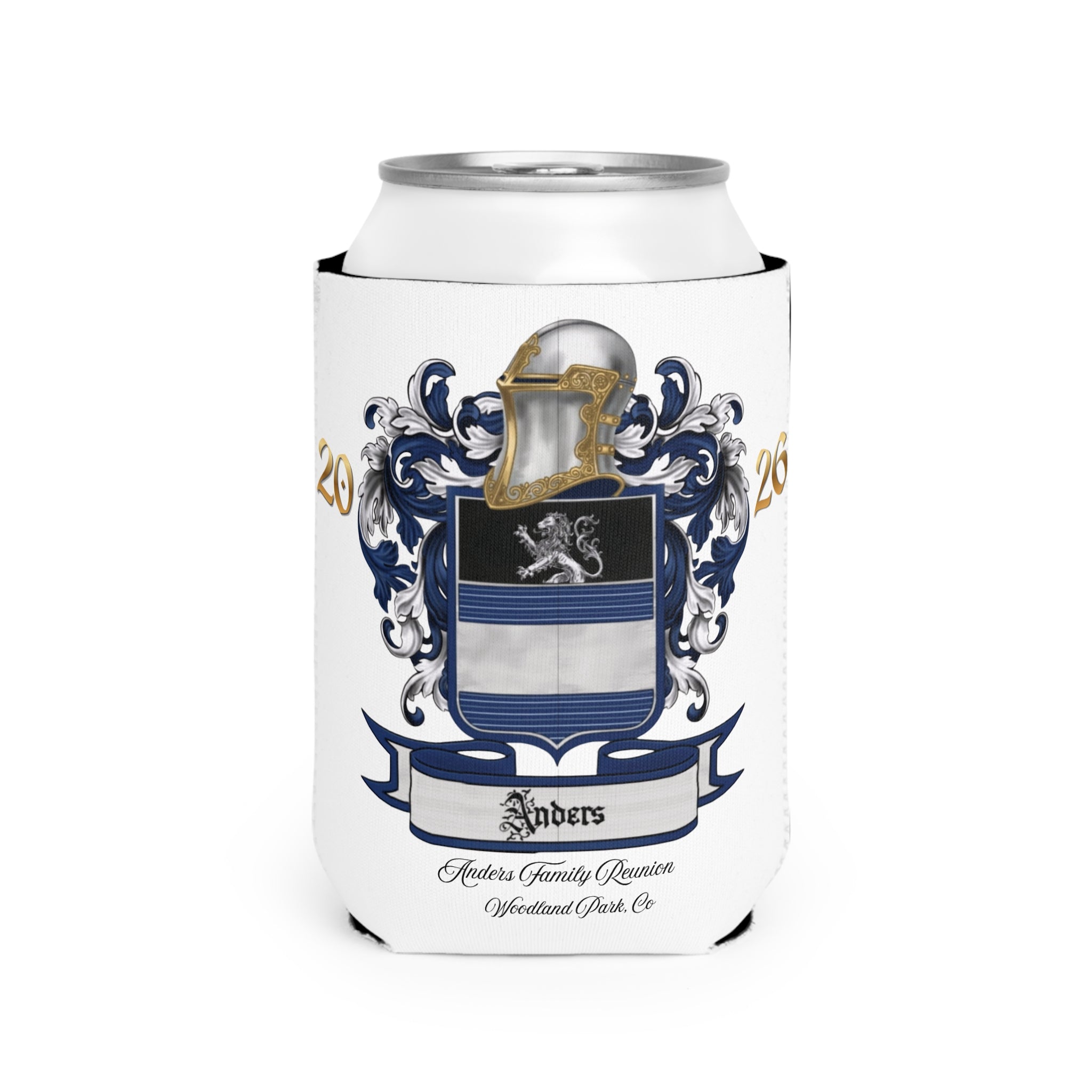 Anders Crest Can Cooler Sleeve- Koozie (Simple)