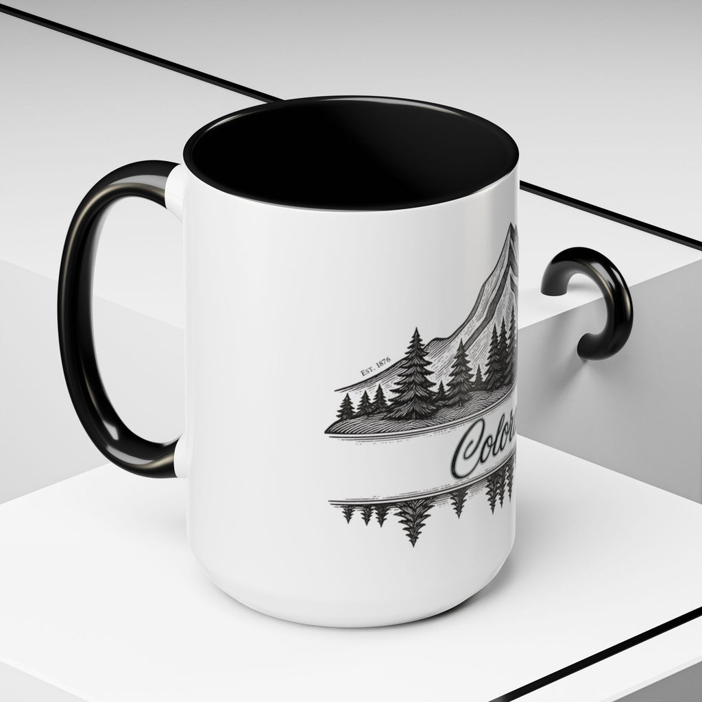 Colorado Mountain Coffee Mug — Scenic Woodland Travel Souvenir (11/15oz)