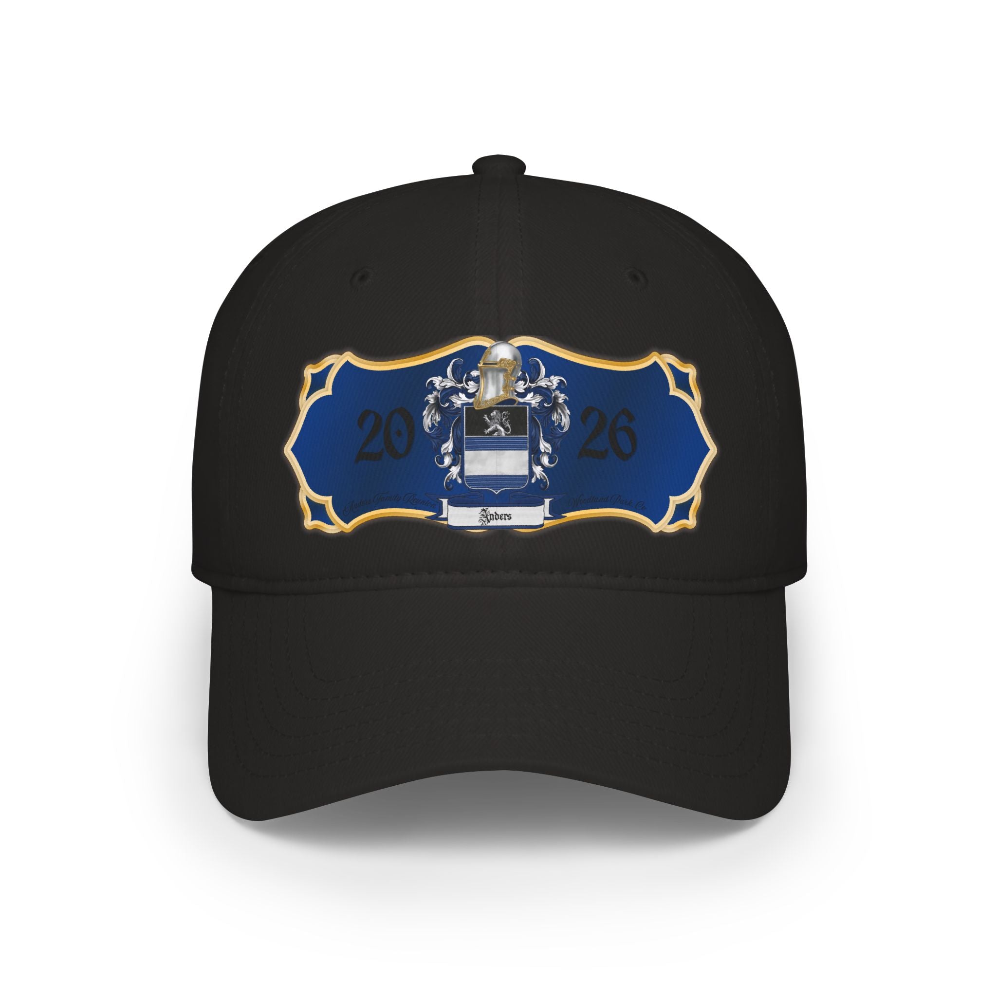 2026 Anders Family Crest Baseball Cap - Personalized Heritage Low Profile Hat