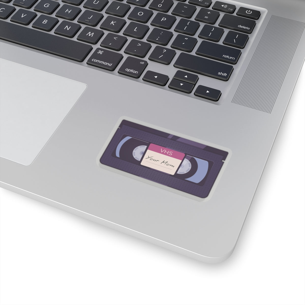 VHS 'Your Mom' Retro Tape Sticker — 80s Nostalgia Kiss-Cut Sticker