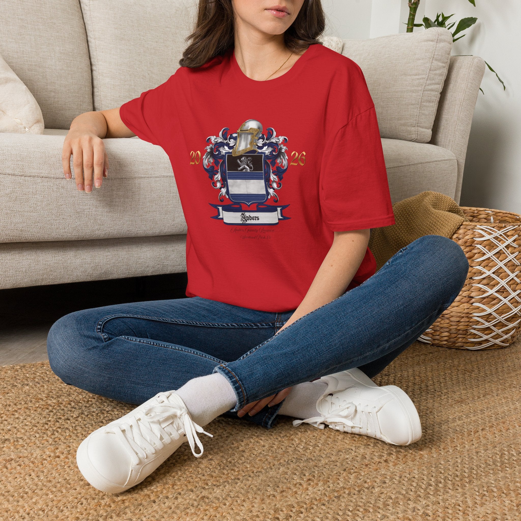 Anders Family Crest T-Shirt Soft Cotton (simple)