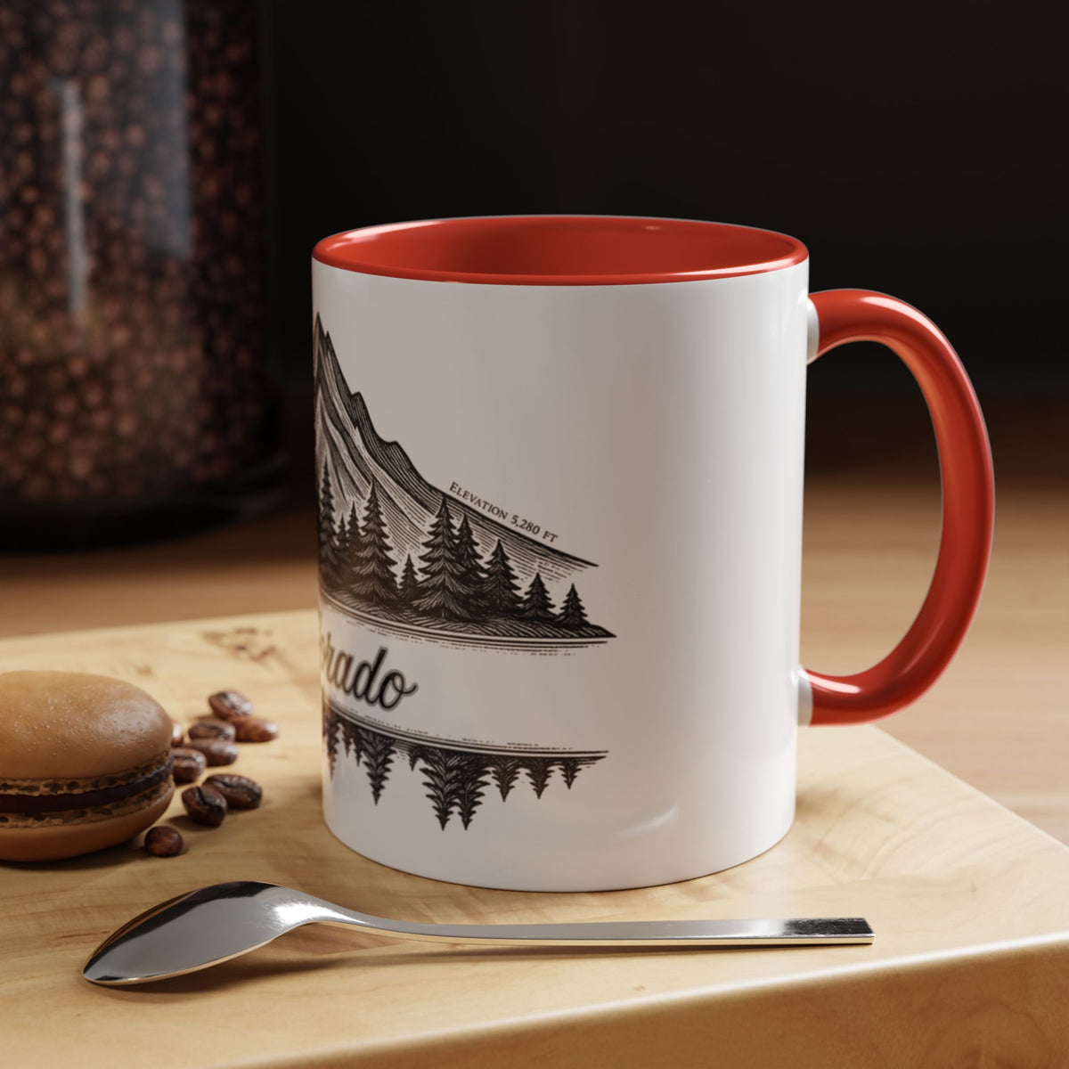 Colorado Mountain Coffee Mug — Scenic Woodland Travel Souvenir (11/15oz)