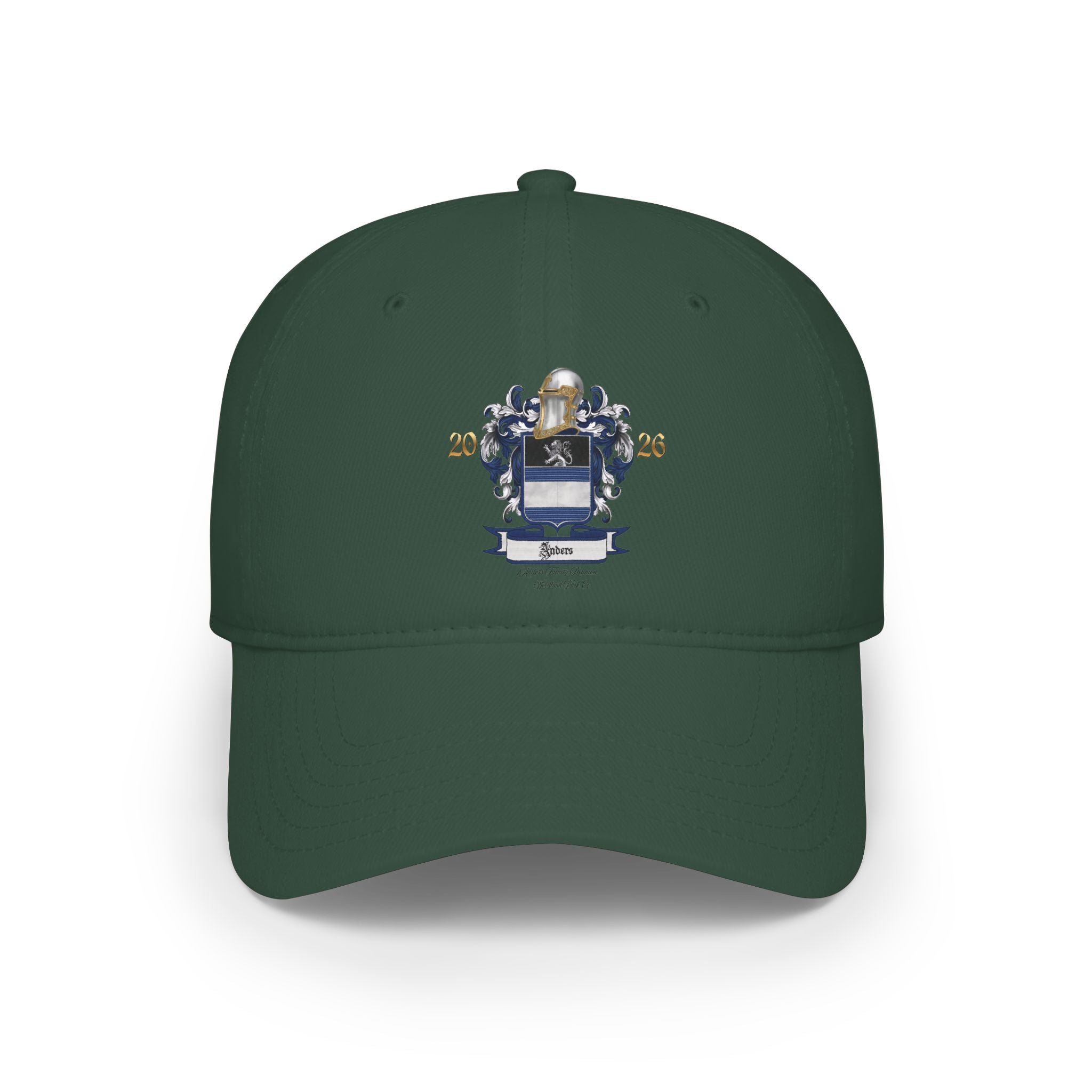 Anders Family Crest Baseball Cap - Personalized Heritage Low Profile Hat