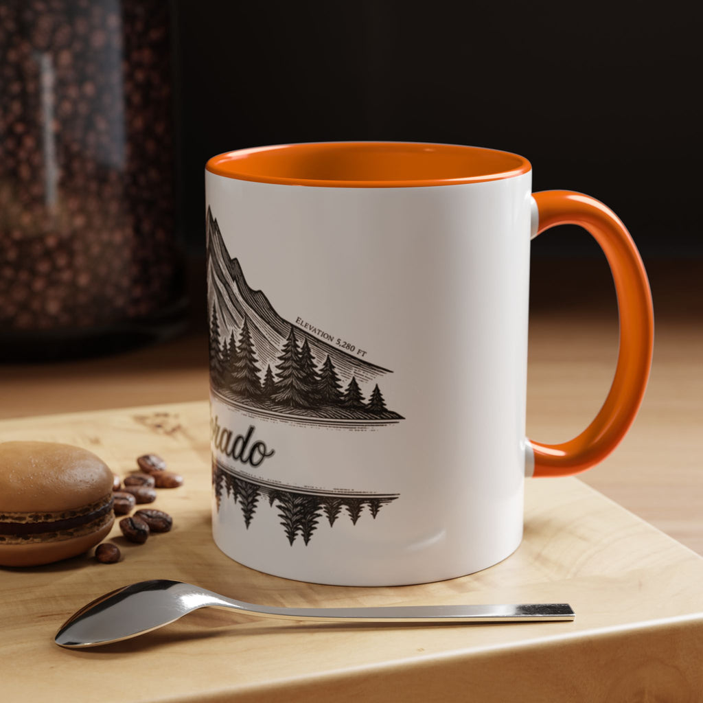 Colorado Mountain Coffee Mug — Scenic Woodland Travel Souvenir (11/15oz)